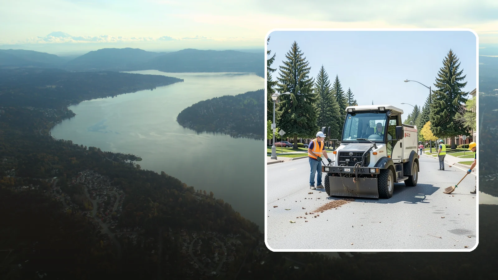 Public Space Cleanup in Sammamish, King County, WA - Comprehensive cleaning of downtown cores, plazas, and civic gathering spaces on a scheduled basis.