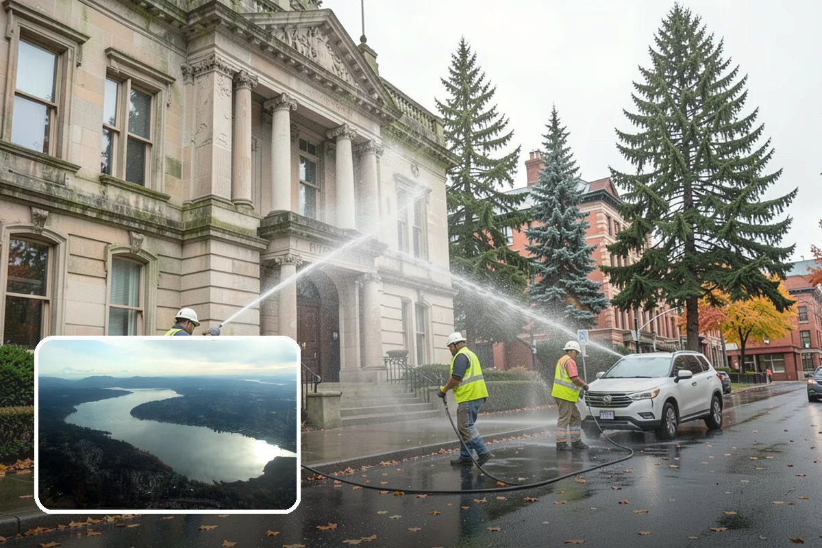 Public Space Cleanup in Sammamish, King County, WA - A combined cleaning visit rather than separate single-task trips