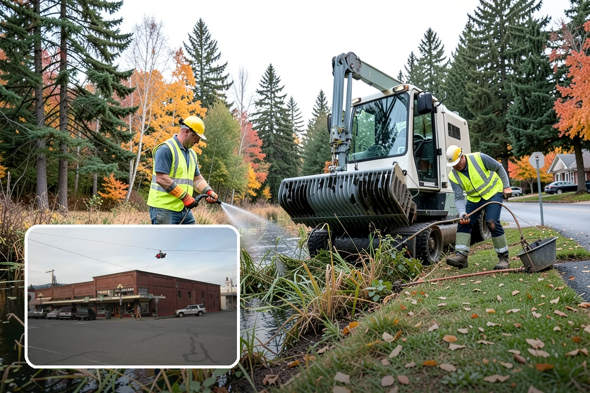 Public Space Cleanup in Sedro-Woolley, Skagit County, WA - A combined cleaning visit rather than separate single-task trips