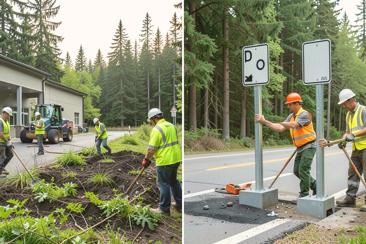 Public Space Cleanup in Stanwood, Snohomish County, WA - Map service zones and set early-morning schedules