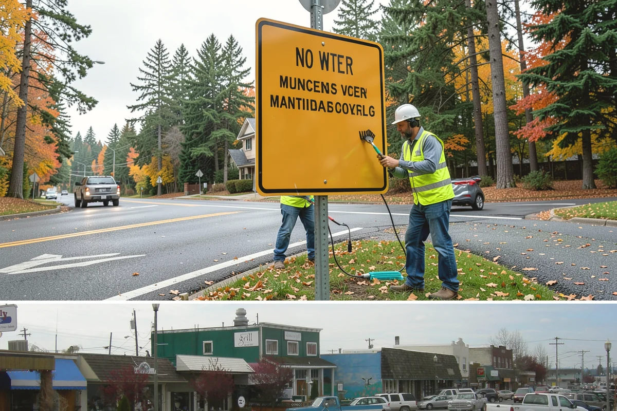 Public Space Cleanup in Stanwood, Snohomish County, WA - Service continues year-round, intensifying during summer events and holiday shopping periods when downtown foot traffic peaks.
