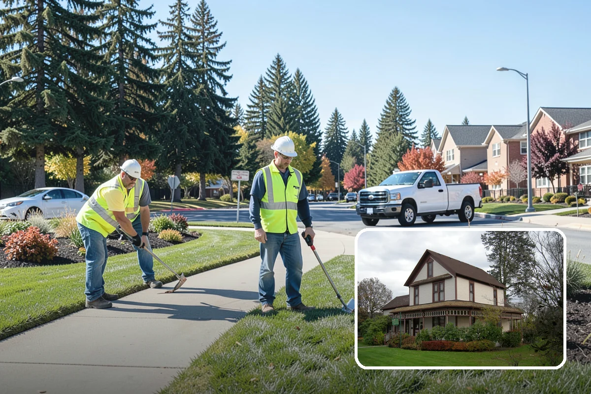 Public Space Cleanup in Sumner, Pierce County, WA - A combined cleaning visit rather than separate single-task trips