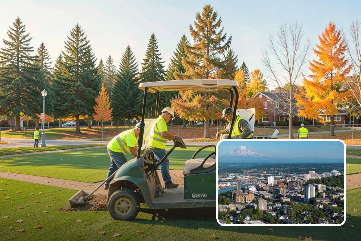 Public Space Cleanup in Tacoma, Pierce County, WA - A combined cleaning visit rather than separate single-task trips