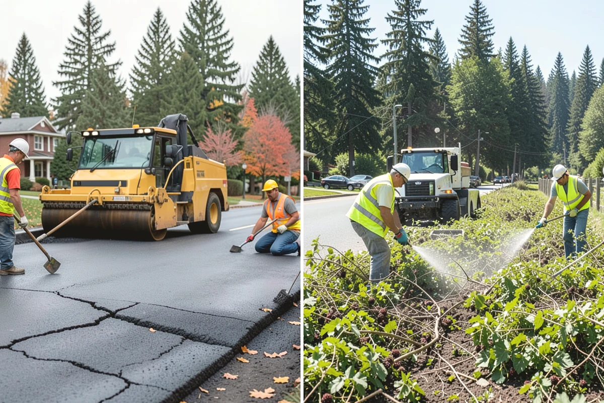 Public Space Cleanup in Tukwila, King County, WA - Map service zones and set early-morning schedules