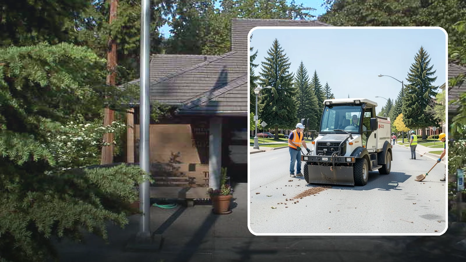 Public Space Cleanup in Yarrow Point, King County, WA - Comprehensive cleaning of downtown cores, plazas, and civic gathering spaces on a scheduled basis.