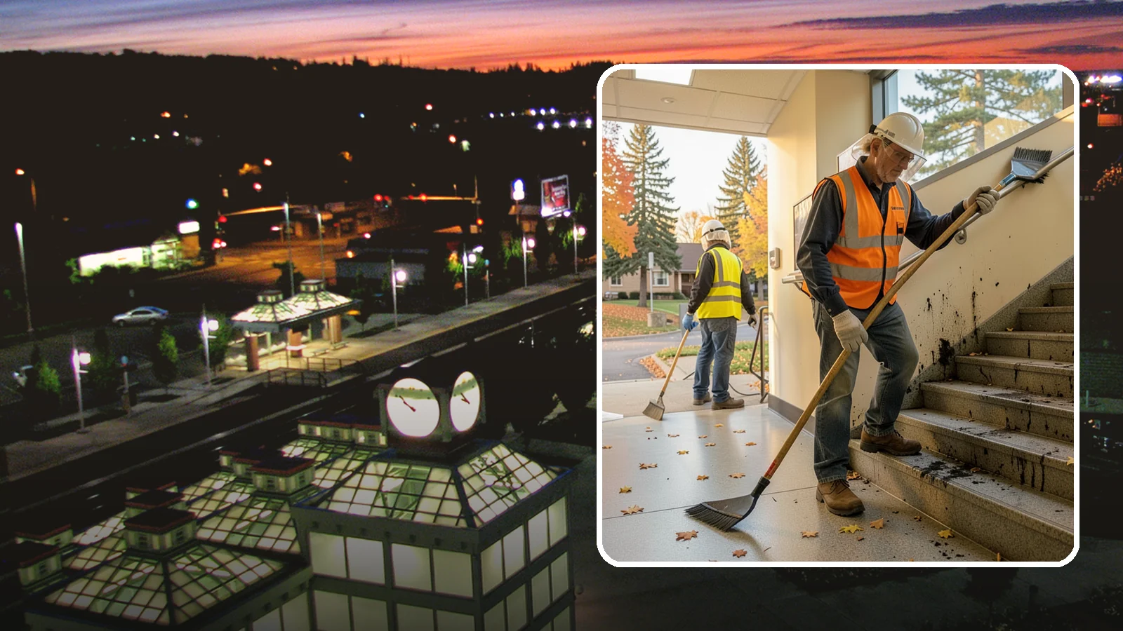 Public Stairwell Cleaning in Auburn, King County, WA - We clean public stairwells and stair towers to remove grime, odors, and biohazards for Western Washington facilities.