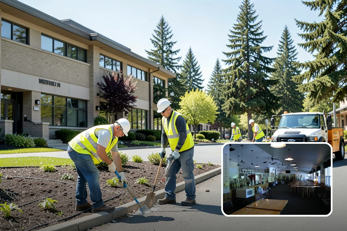 Public Stairwell Cleaning in Black Diamond, King County, WA - Disinfecting cleaning removes odors and sanitation hazards
