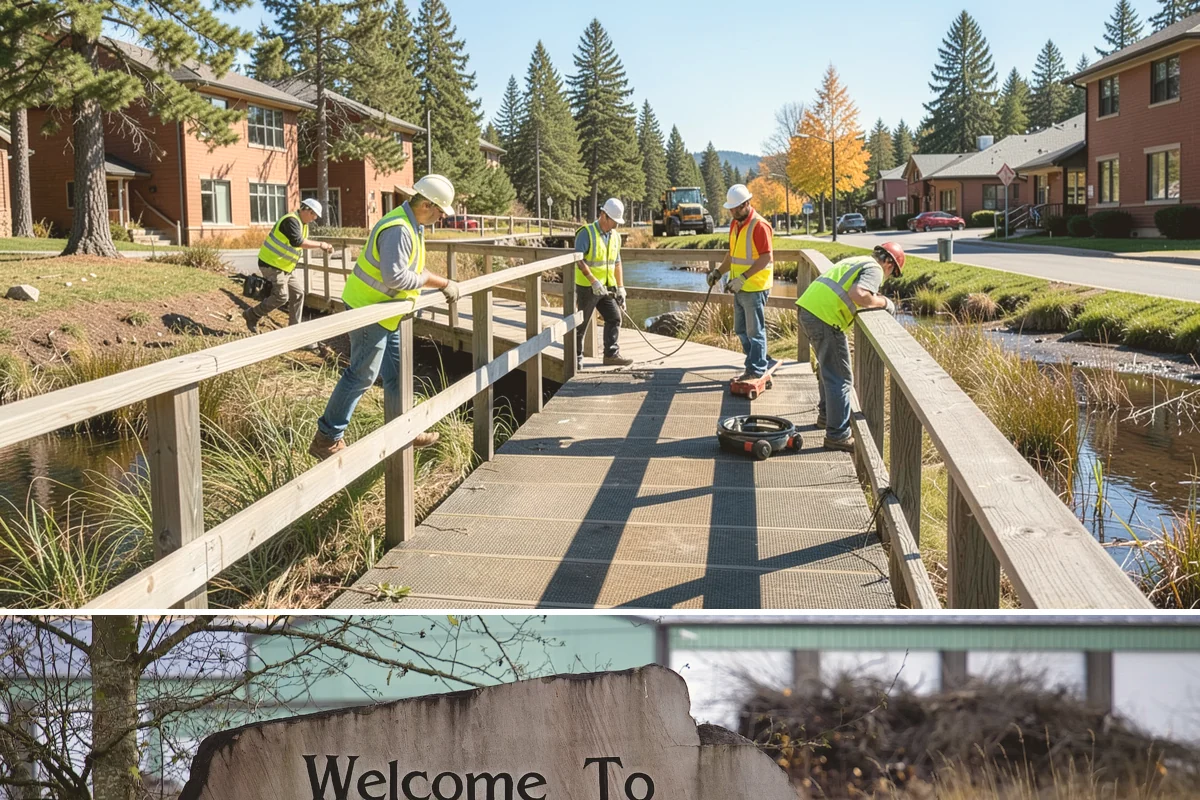 Public Stairwell Cleaning in Buckley, Pierce County, WA - Stairwell cleaning is performed year-round since the enclosed spaces are unaffected by weather, with frequency set by usage and...