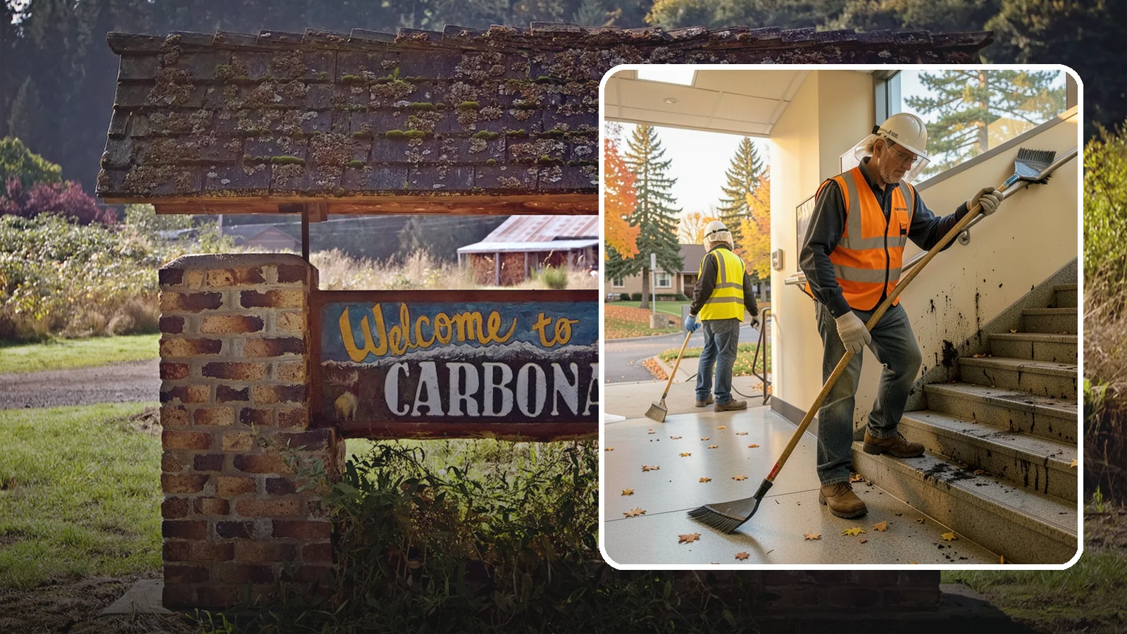 Public Stairwell Cleaning in Carbonado, Pierce County, WA - We clean public stairwells and stair towers to remove grime, odors, and biohazards for Western Washington facilities.