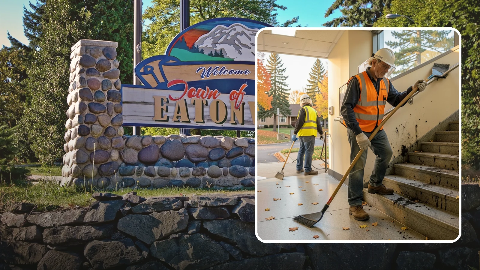 Public Stairwell Cleaning in Eatonville, Pierce County, WA - We clean public stairwells and stair towers to remove grime, odors, and biohazards for Western Washington facilities.
