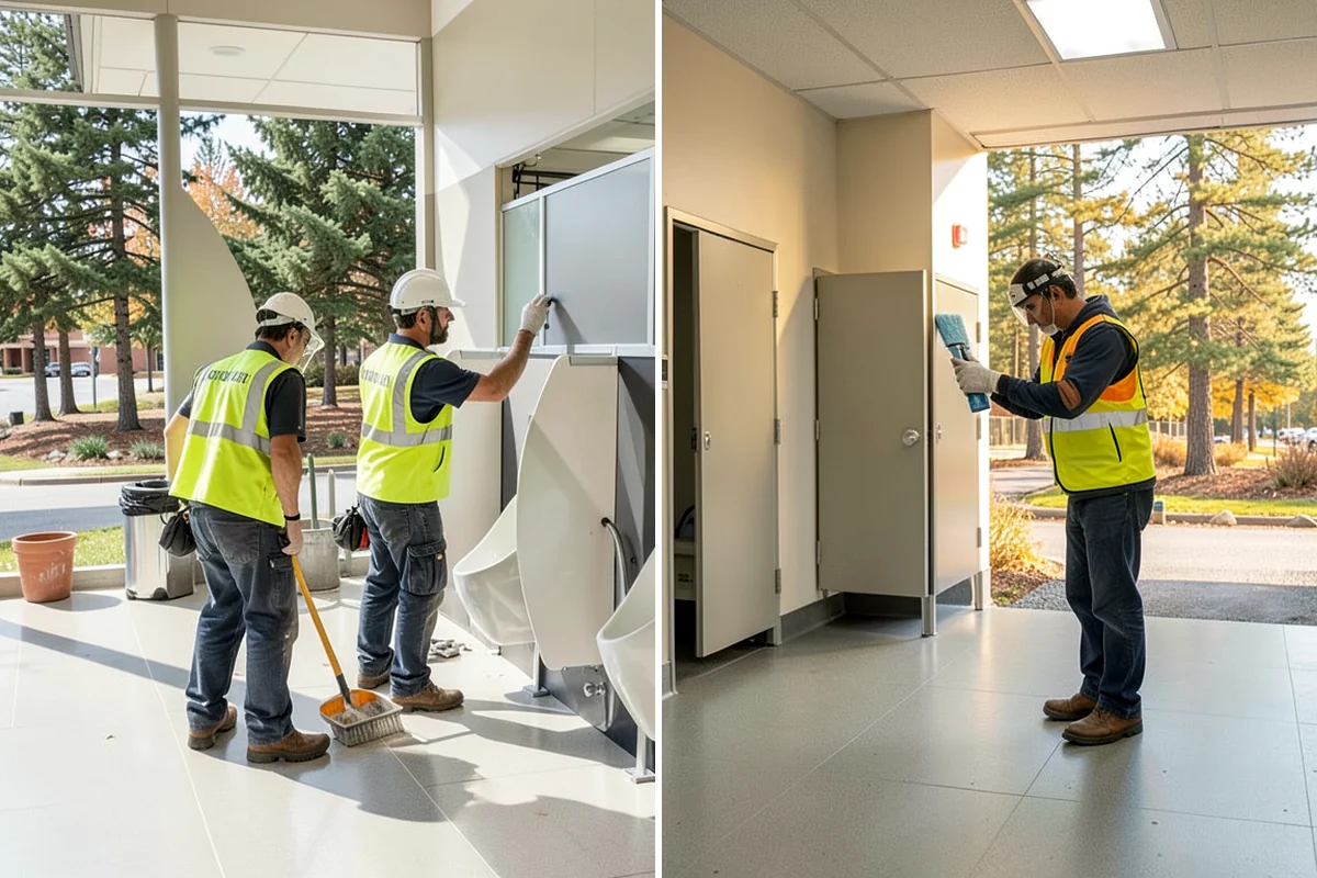 Public Stairwell Cleaning in Fircrest, Pierce County, WA - We assess stairwells for grime, odors, and biohazard conditions