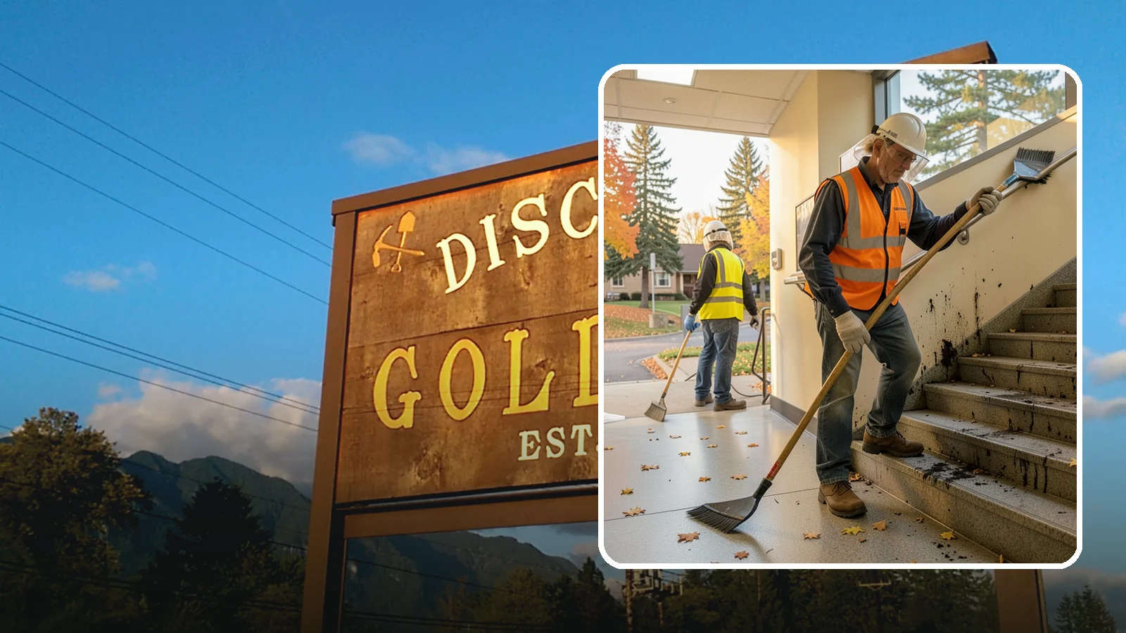 Public Stairwell Cleaning in Gold Bar, Snohomish County, WA - We clean public stairwells and stair towers to remove grime, odors, and biohazards for Western Washington facilities.
