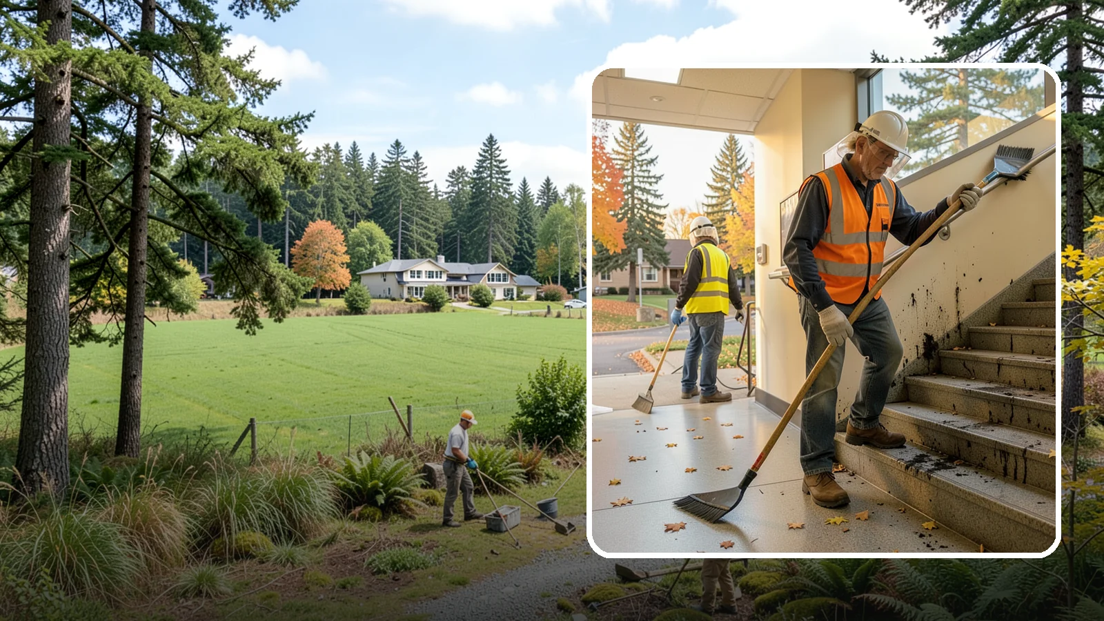 Public Stairwell Cleaning in Lyman, Skagit County, WA - We clean public stairwells and stair towers to remove grime, odors, and biohazards for Western Washington facilities.