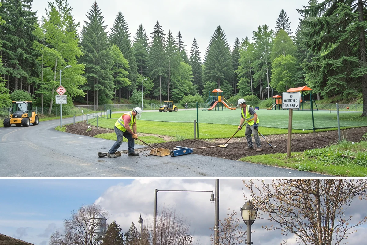 Public Stairwell Cleaning in Marysville, Snohomish County, WA - Stairwell cleaning is performed year-round since the enclosed spaces are unaffected by weather, with frequency set by usage and...
