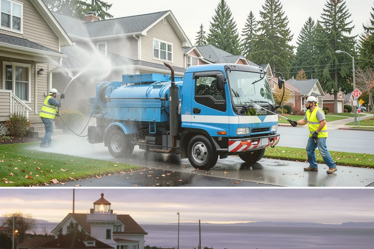 Public Stairwell Cleaning in Mukilteo, Snohomish County, WA - Stairwell cleaning is performed year-round since the enclosed spaces are unaffected by weather, with frequency set by usage and...