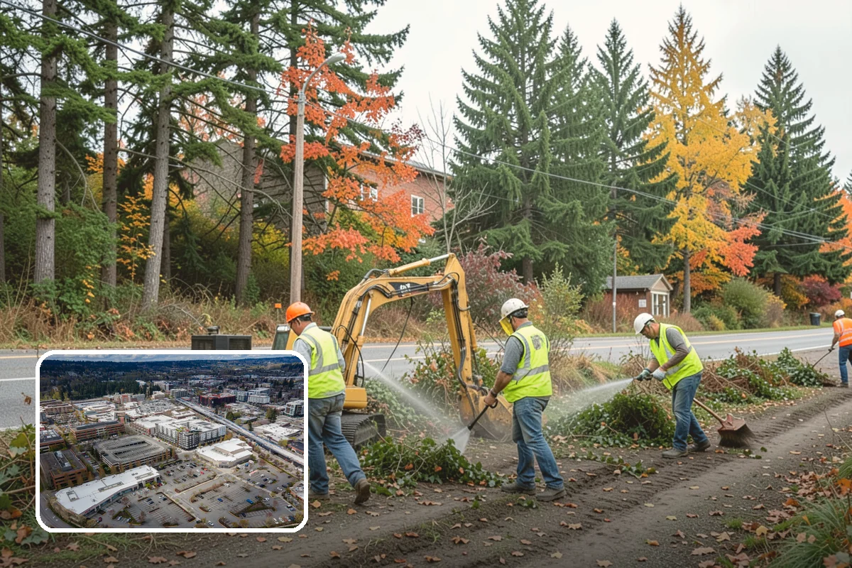 Public Stairwell Cleaning in Redmond, King County, WA - Disinfecting cleaning removes odors and sanitation hazards
