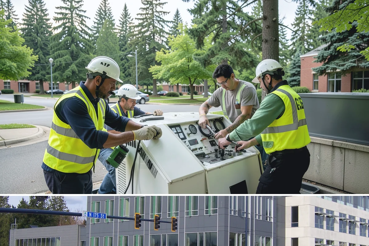 Public Stairwell Cleaning in Shoreline, King County, WA - Stairwell cleaning is performed year-round since the enclosed spaces are unaffected by weather, with frequency set by usage and...