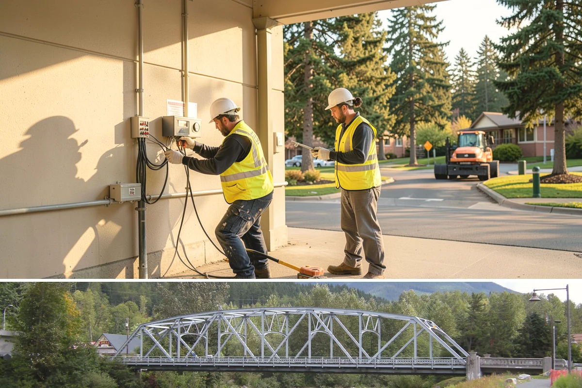Public Stairwell Cleaning in Skykomish, King County, WA - Stairwell cleaning is performed year-round since the enclosed spaces are unaffected by weather, with frequency set by usage and...