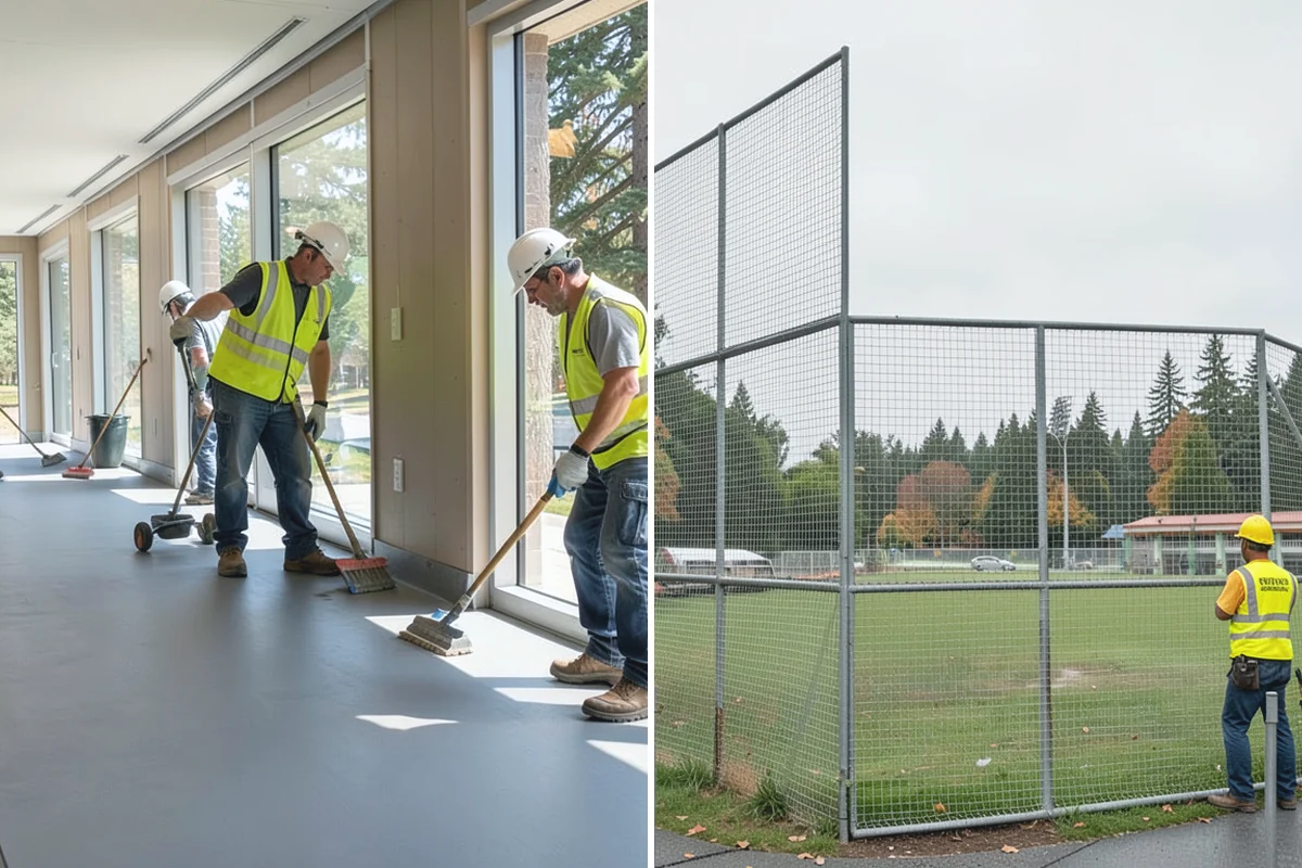 Public Stairwell Cleaning in South Prairie, Pierce County, WA - We assess stairwells for grime, odors, and biohazard conditions