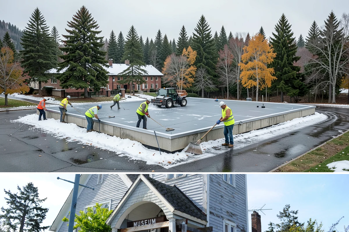 Public Stairwell Cleaning in Steilacoom, Pierce County, WA - Stairwell cleaning is performed year-round since the enclosed spaces are unaffected by weather, with frequency set by usage and...