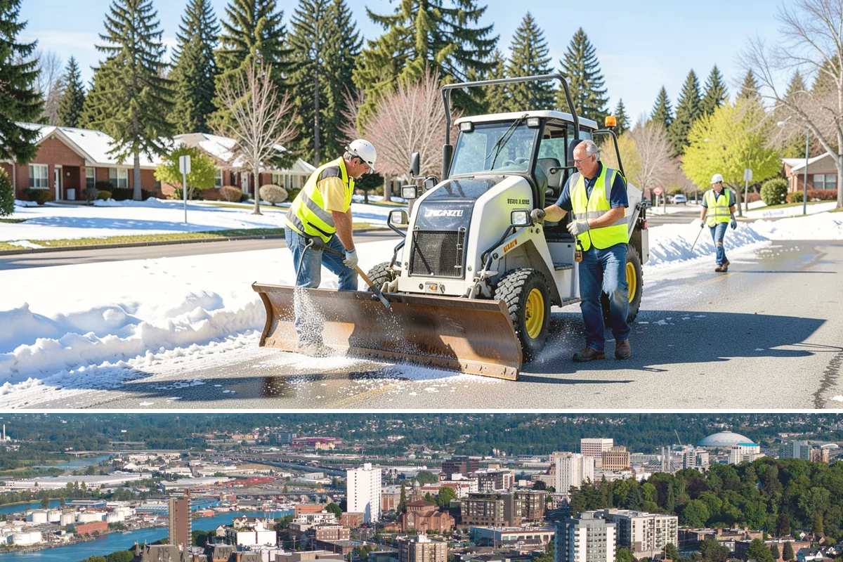 Public Stairwell Cleaning in Tacoma, Pierce County, WA - Stairwell cleaning is performed year-round since the enclosed spaces are unaffected by weather, with frequency set by usage and...
