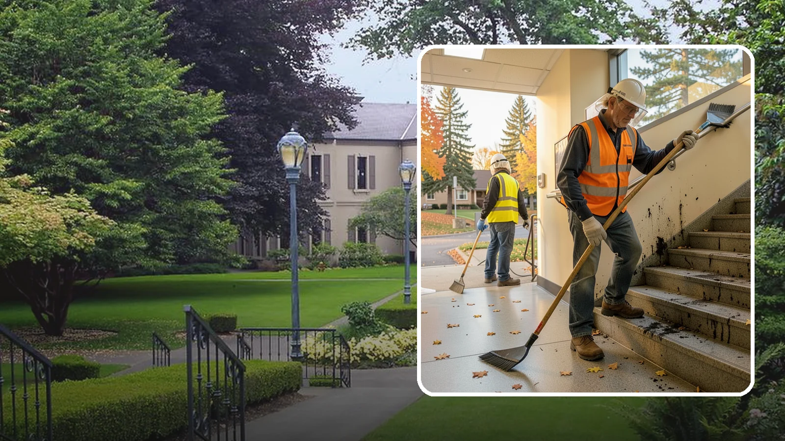 Public Stairwell Cleaning in Woodinville, King County, WA - We clean public stairwells and stair towers to remove grime, odors, and biohazards for Western Washington facilities.