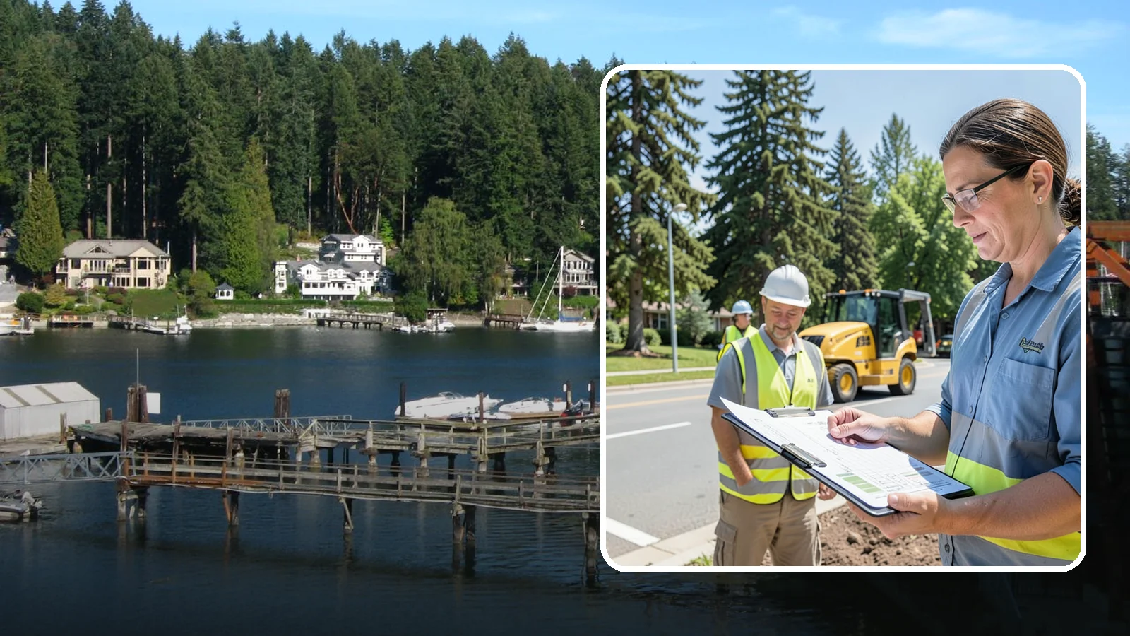 Public Works Bid Estimating in Gig Harbor, Pierce County, WA - Detailed, itemized estimates for public works bids grounded in current Western Washington labor and material costs.