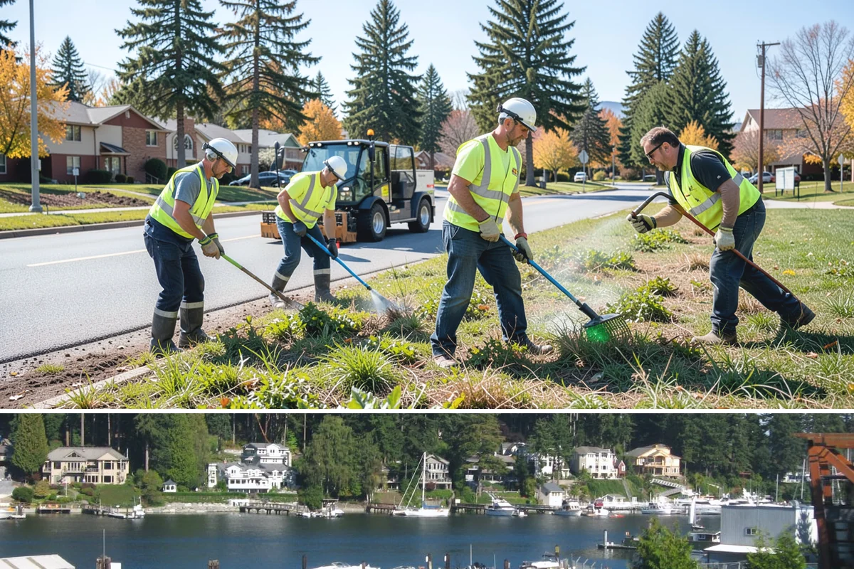 Public Works Bid Estimating in Gig Harbor, Pierce County, WA - Estimates account for seasonal pricing swings in asphalt, aggregate, and other weather-sensitive materials.