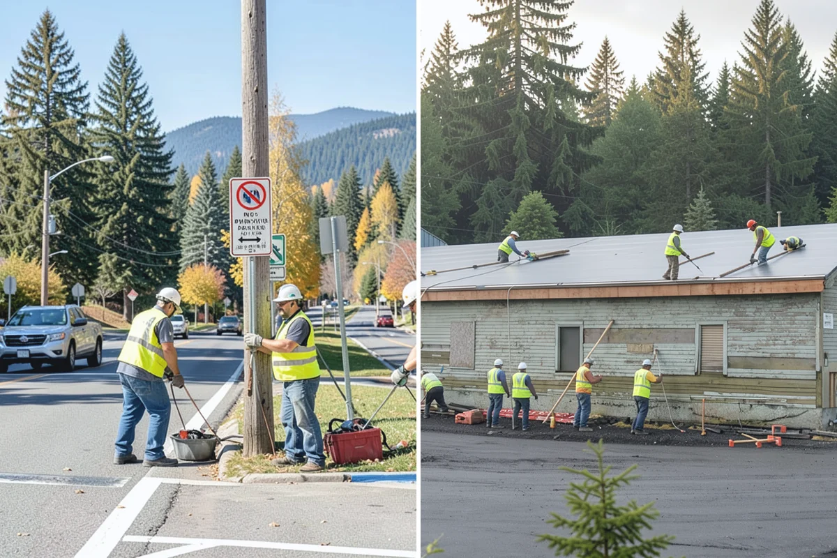Public Works Support in Beaux Arts Village, King County, WA - Define the support scope, duration, and required skills