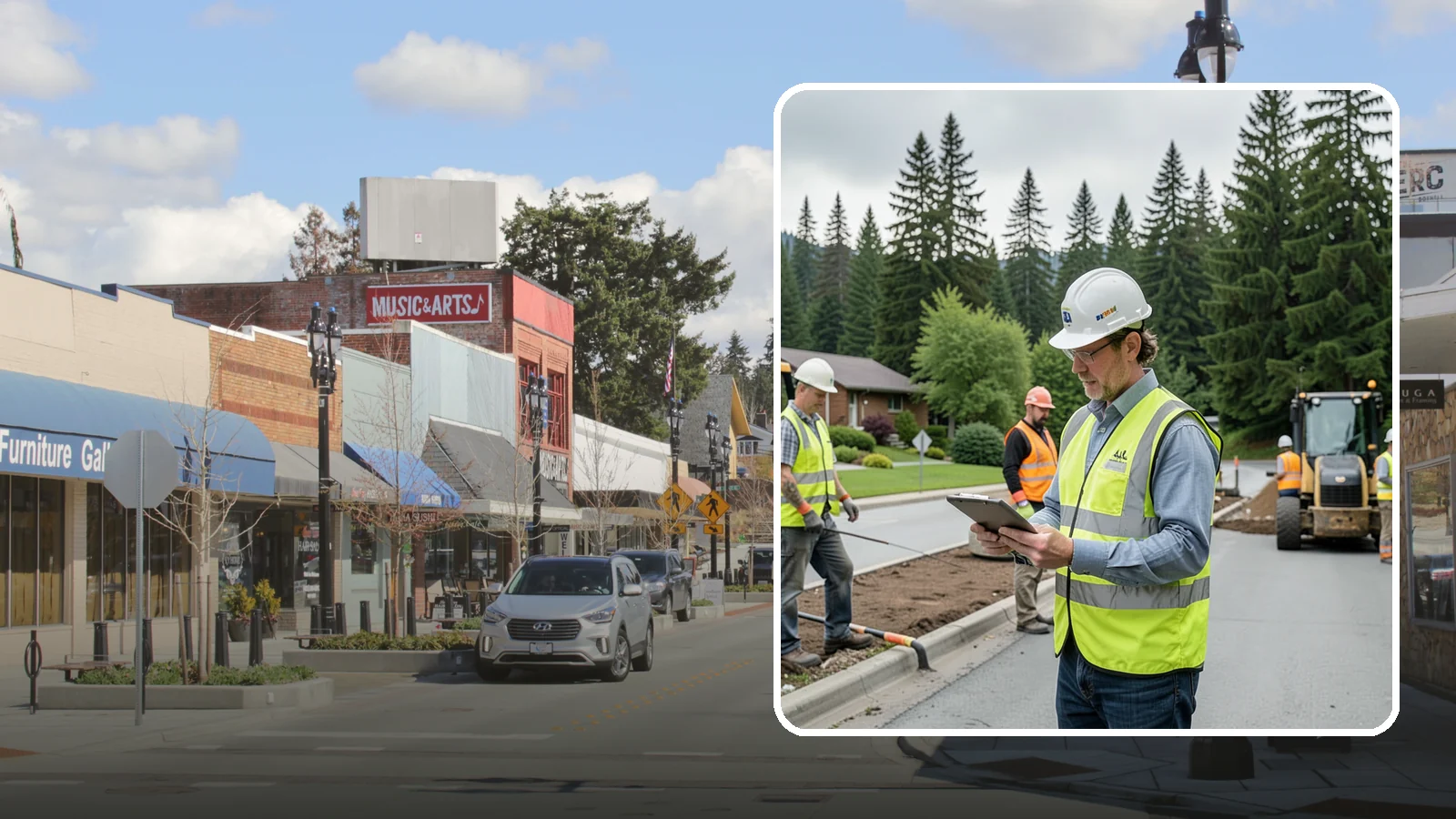 Public Works Support in Bothell, King County, WA - Flexible supplemental labor and equipment that extends your public works department's capacity on demand.