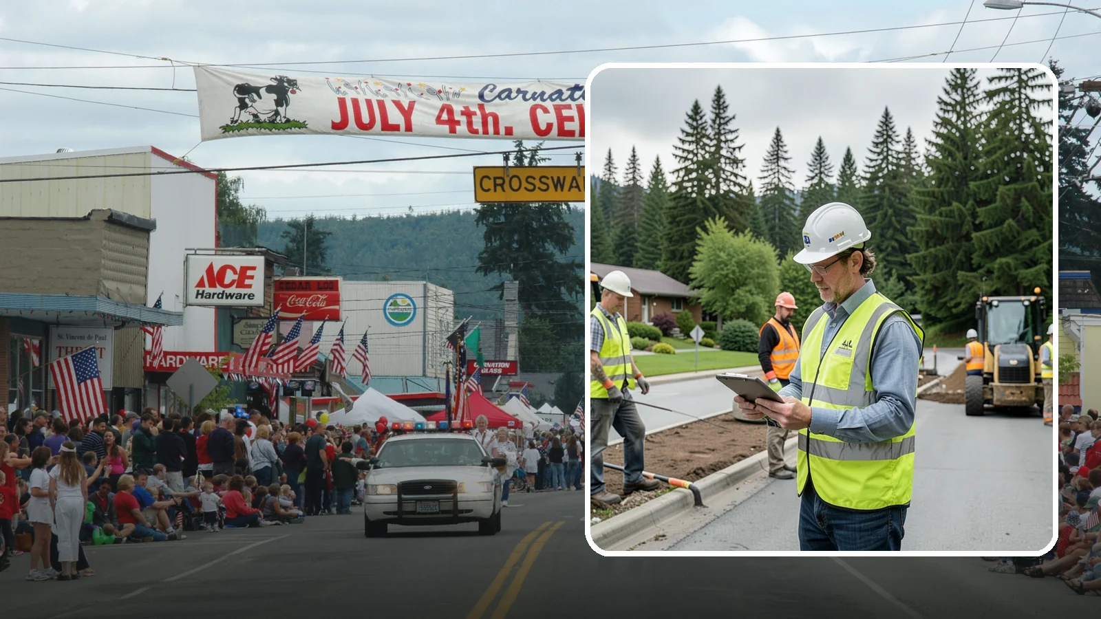 Public Works Support in Carnation, King County, WA - Flexible supplemental labor and equipment that extends your public works department's capacity on demand.