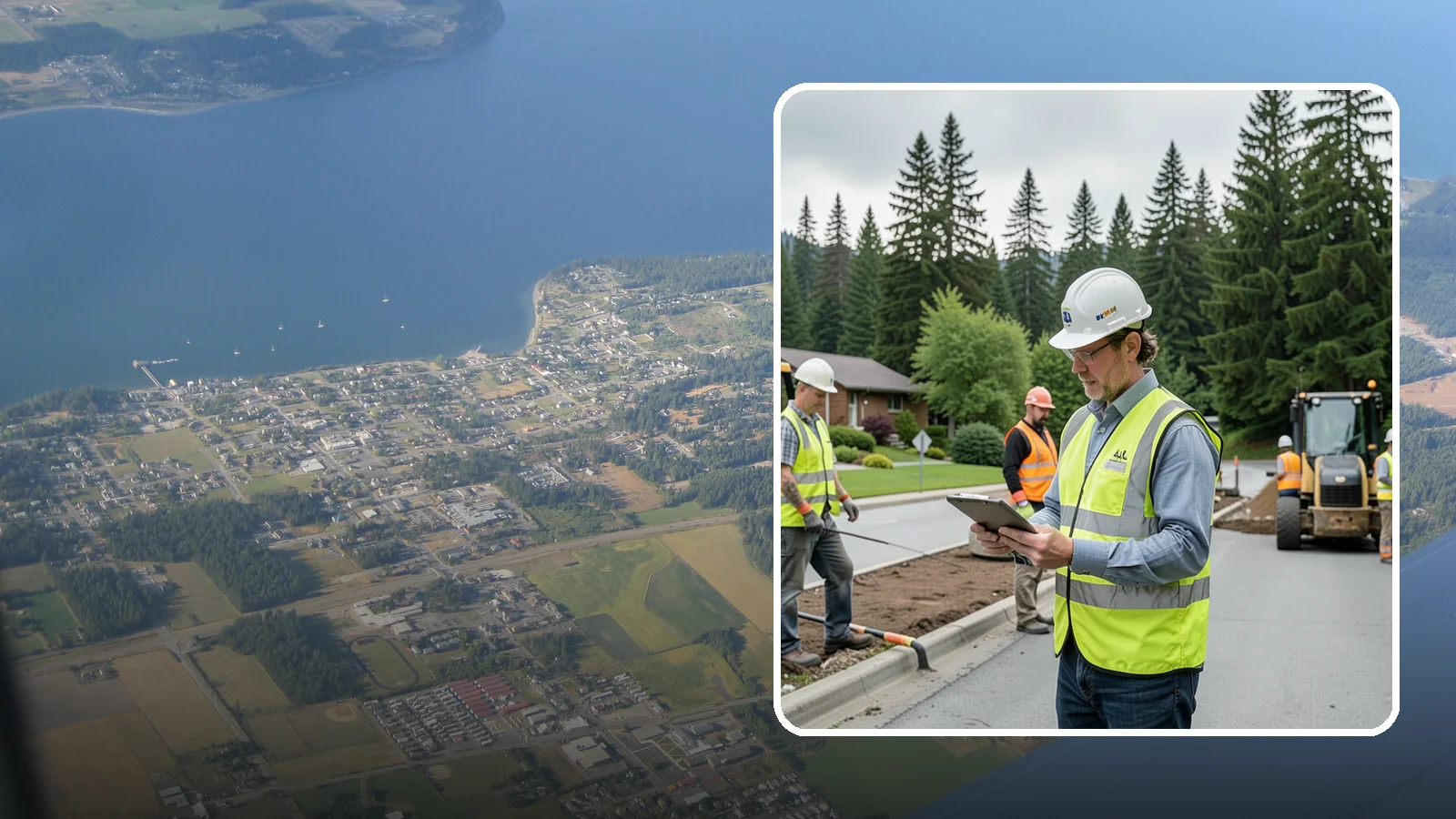 Public Works Support in Coupeville, Island County, WA - Flexible supplemental labor and equipment that extends your public works department's capacity on demand.