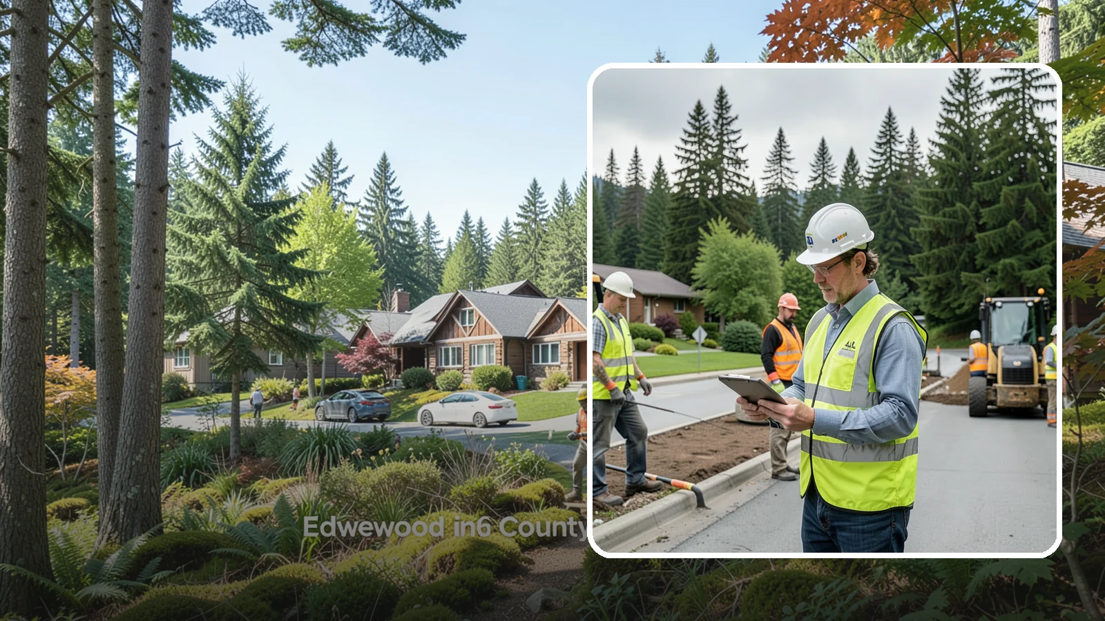 Public Works Support in Edgewood, Pierce County, WA - Flexible supplemental labor and equipment that extends your public works department's capacity on demand.