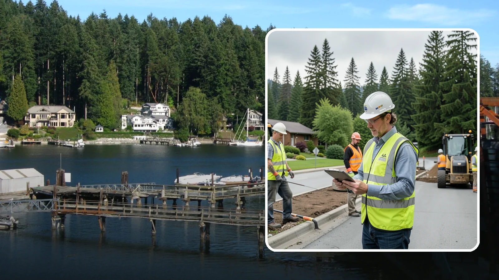 Public Works Support in Gig Harbor, Pierce County, WA - Flexible supplemental labor and equipment that extends your public works department's capacity on demand.