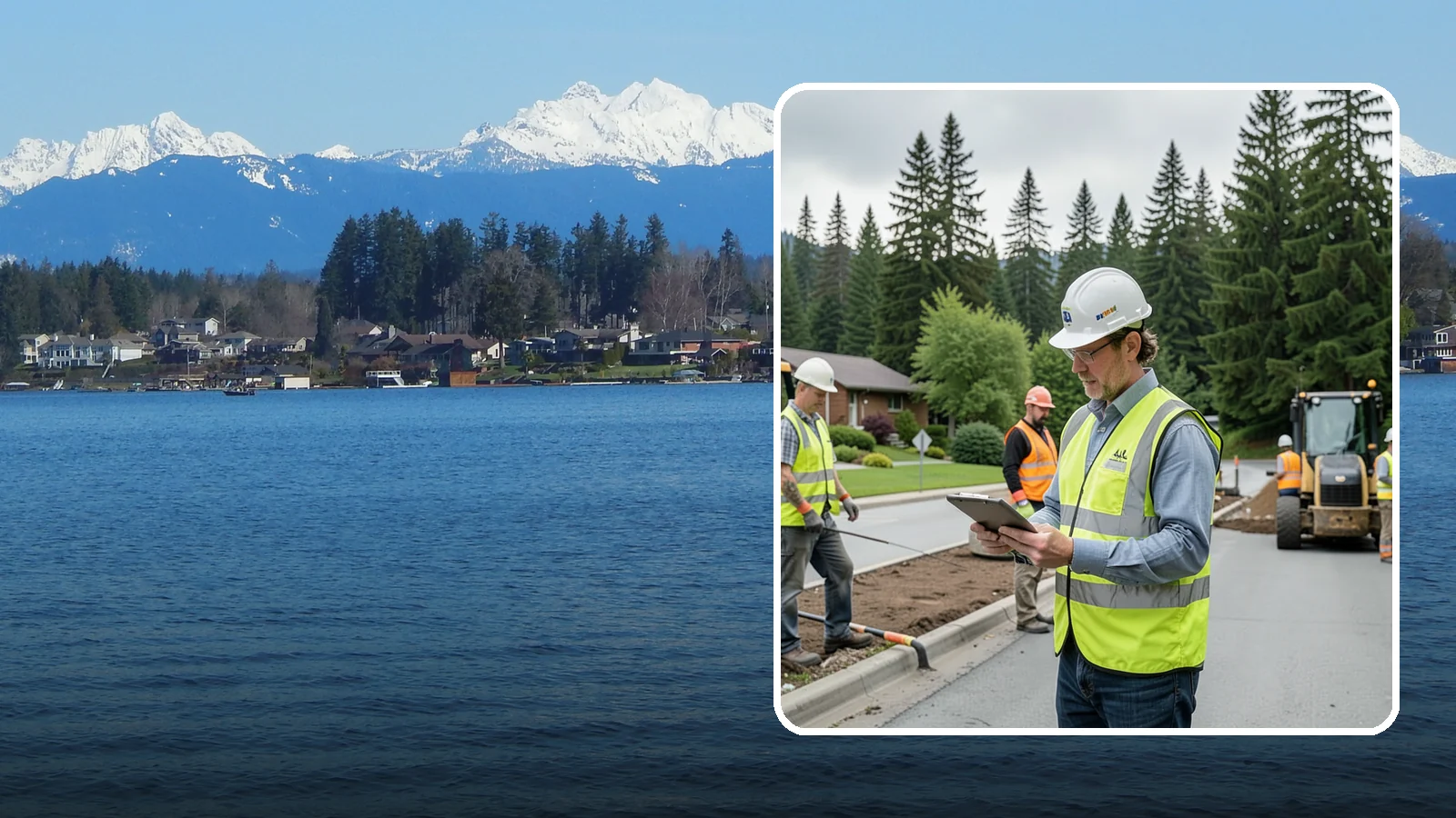 Public Works Support in Lake Stevens, Snohomish County, WA - Flexible supplemental labor and equipment that extends your public works department's capacity on demand.