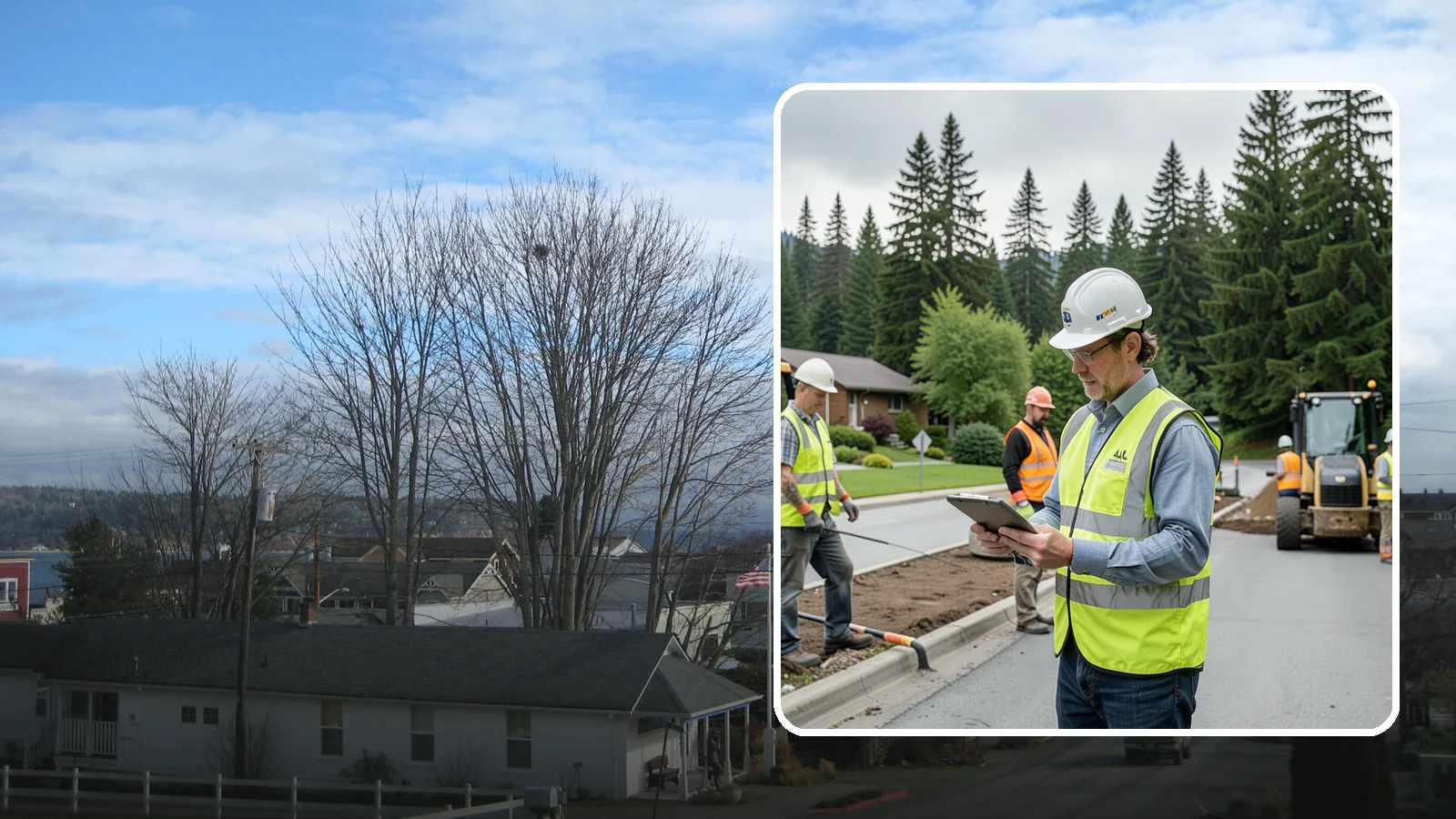 Public Works Support in Langley, Island County, WA - Flexible supplemental labor and equipment that extends your public works department's capacity on demand.