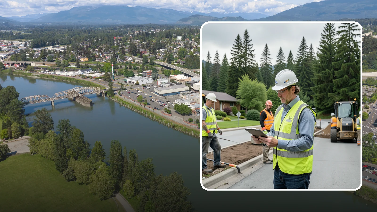 Public Works Support in Mount Vernon, Skagit County, WA - Flexible supplemental labor and equipment that extends your public works department's capacity on demand.