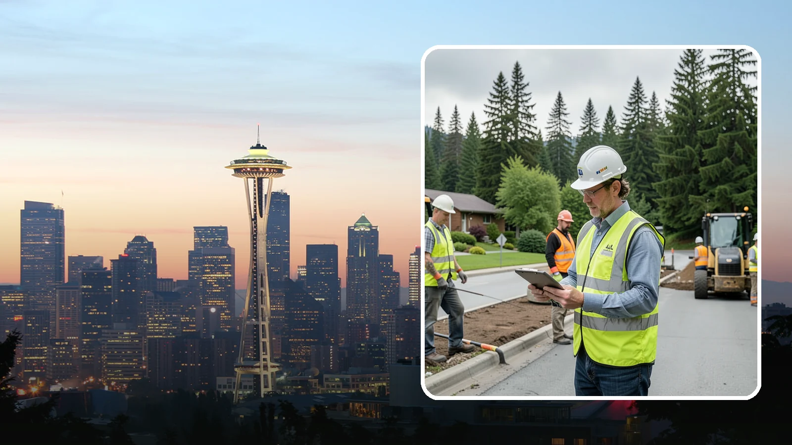 Public Works Support in Seattle, King County, WA - Flexible supplemental labor and equipment that extends your public works department's capacity on demand.