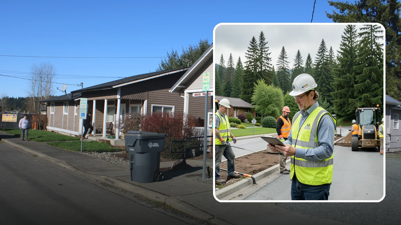 Public Works Support in South Prairie, Pierce County, WA - Flexible supplemental labor and equipment that extends your public works department's capacity on demand.