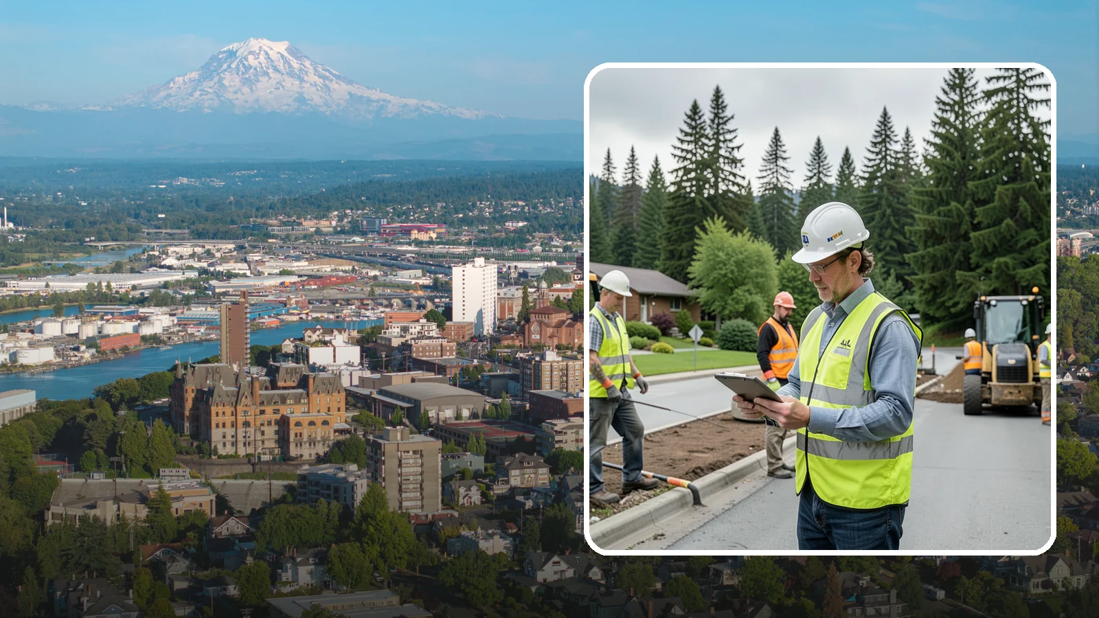 Public Works Support in Tacoma, Pierce County, WA - Flexible supplemental labor and equipment that extends your public works department's capacity on demand.