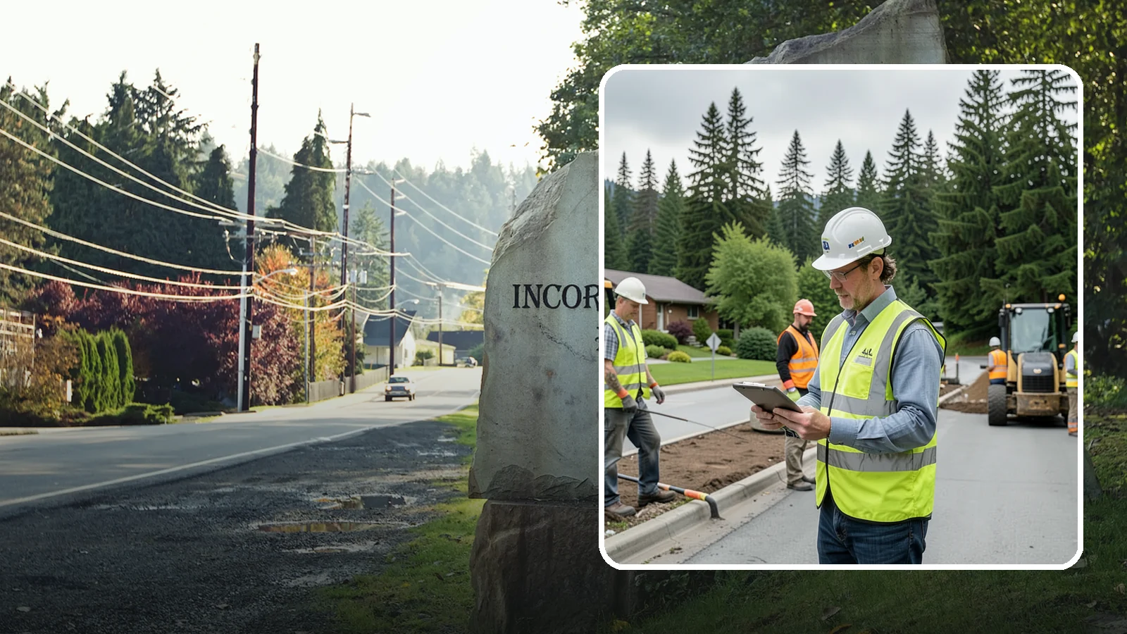 Public Works Support in Wilkeson, Pierce County, WA - Flexible supplemental labor and equipment that extends your public works department's capacity on demand.