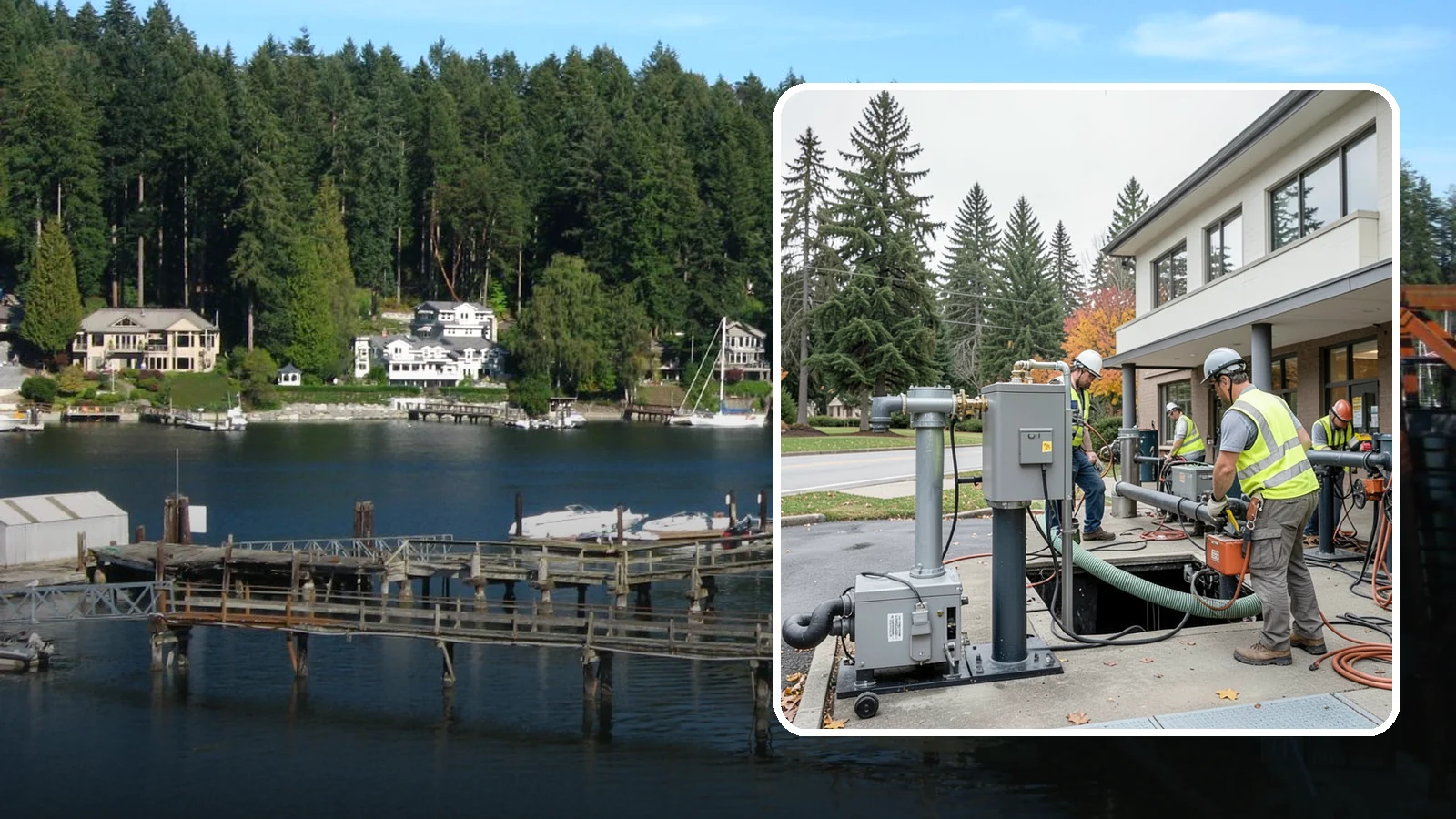 Pump Station Maintenance in Gig Harbor, Pierce County, WA - Preventive maintenance for sewer and stormwater lift stations that keeps critical pumping infrastructure online.