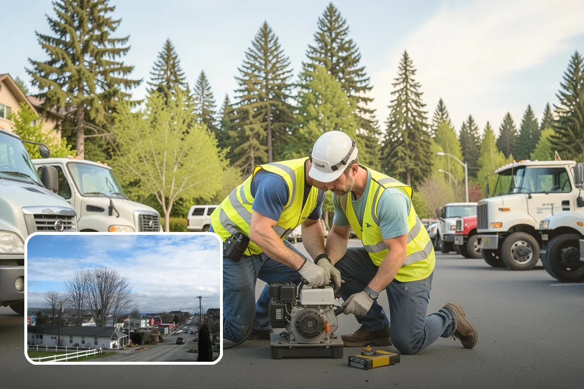 Pump Station Maintenance in Langley, Island County, WA - Reduces the risk of overflows and spills