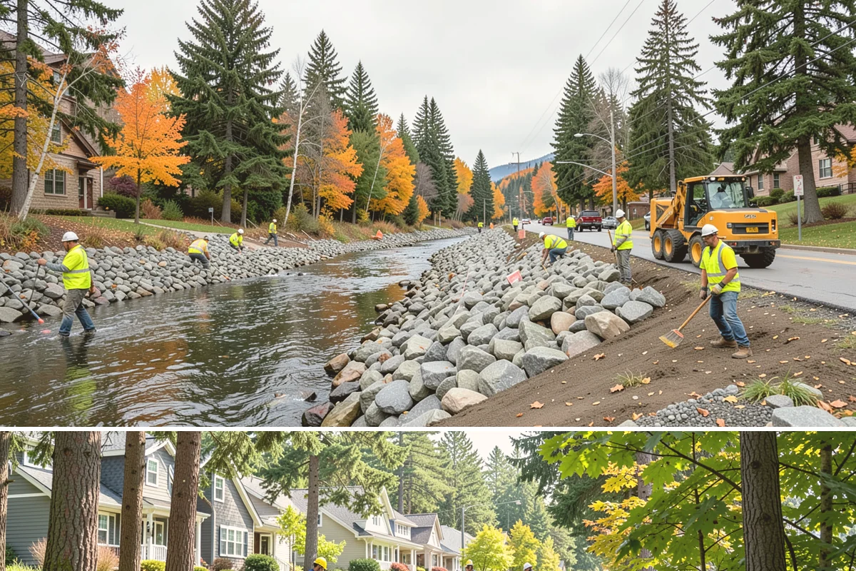 Pump Station Maintenance in Normandy Park, King County, WA - Maintenance ahead of the fall and winter wet season prepares stations for peak stormwater flows.