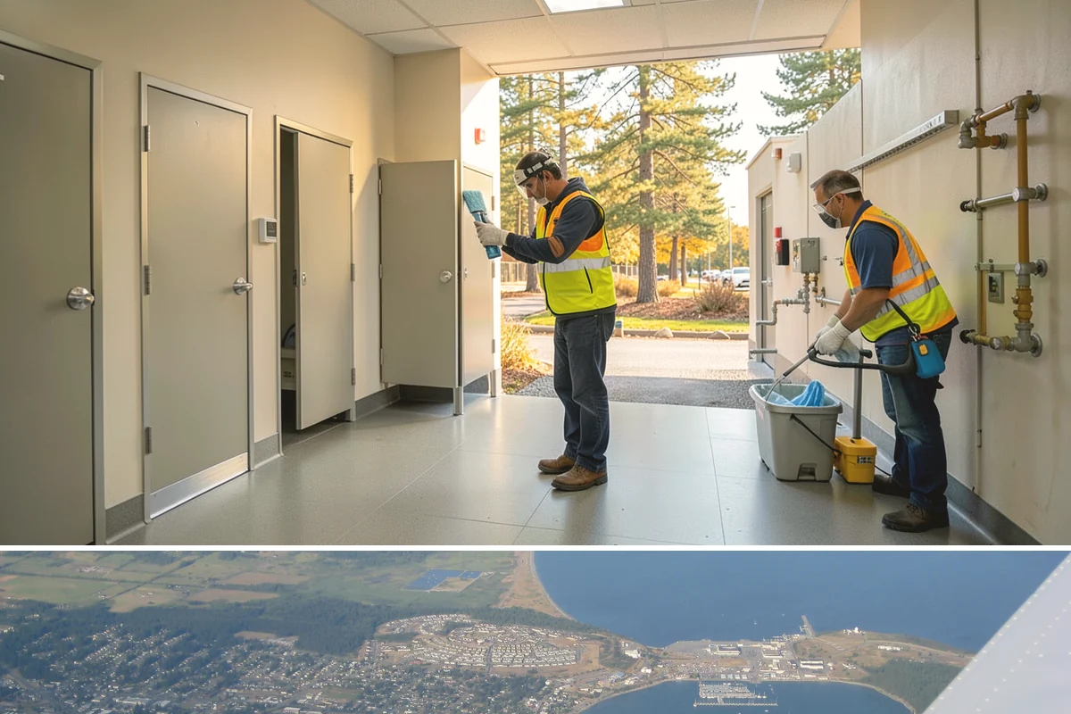 Pump Station Maintenance in Oak Harbor, Island County, WA - Maintenance ahead of the fall and winter wet season prepares stations for peak stormwater flows.