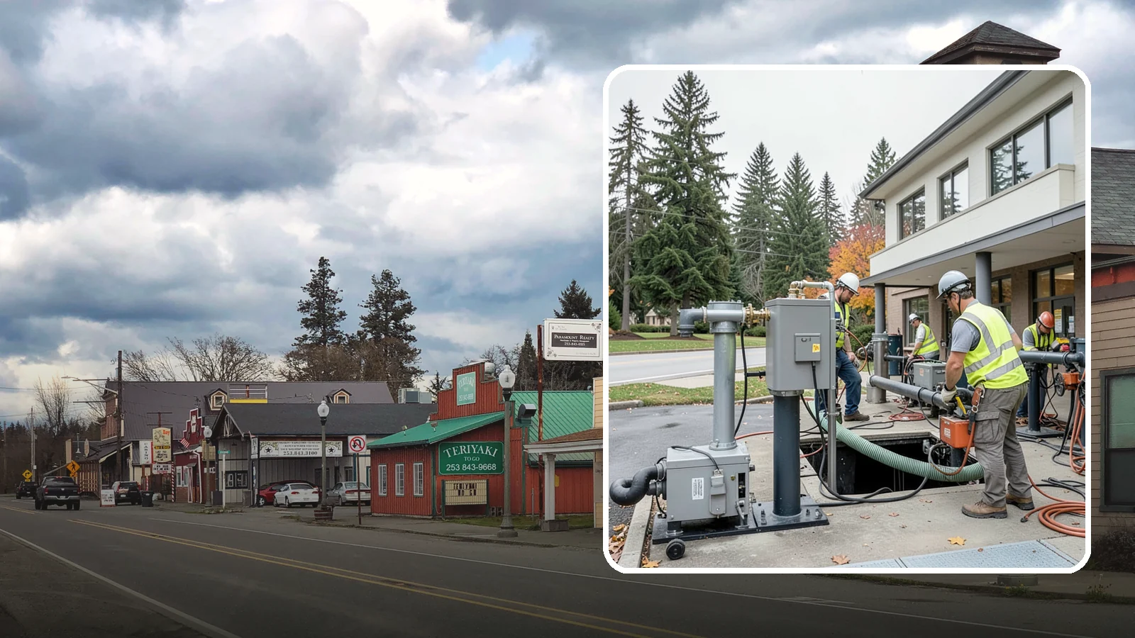 Pump Station Maintenance in Roy, Pierce County, WA - Preventive maintenance for sewer and stormwater lift stations that keeps critical pumping infrastructure online.