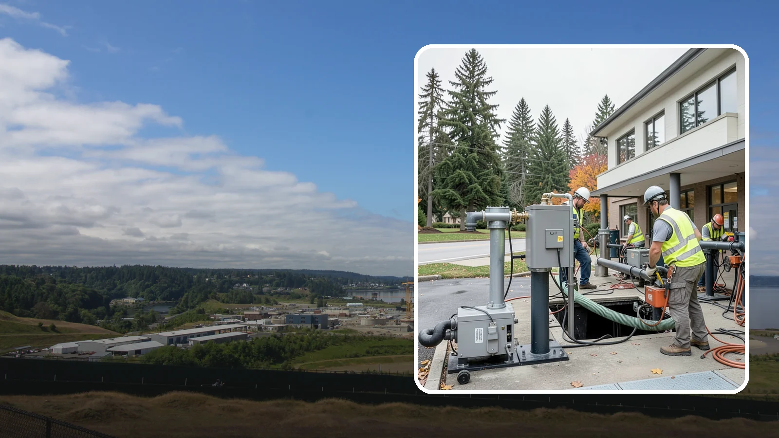 Pump Station Maintenance in University Place, Pierce County, WA - Preventive maintenance for sewer and stormwater lift stations that keeps critical pumping infrastructure online.
