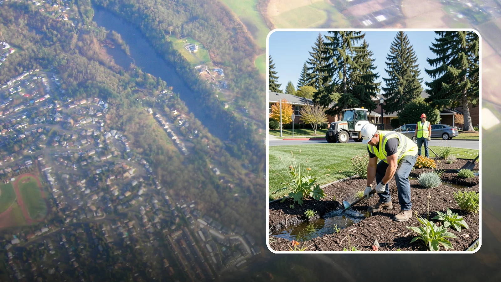 Rain Garden Maintenance in Algona, King County, WA - Upkeep of rain garden plantings, mulch, and infiltration surfaces to preserve treatment function.