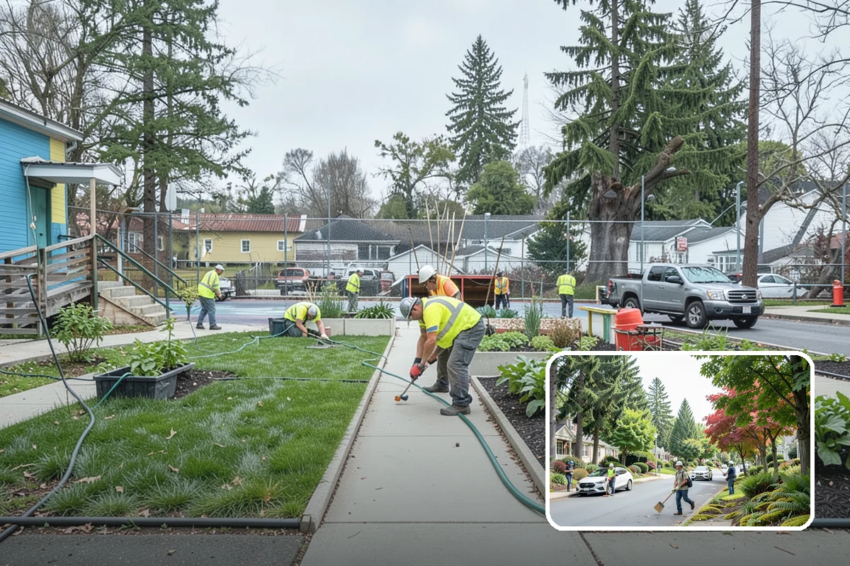 Rain Garden Maintenance in Beaux Arts Village, King County, WA - Preserved infiltration and treatment performance