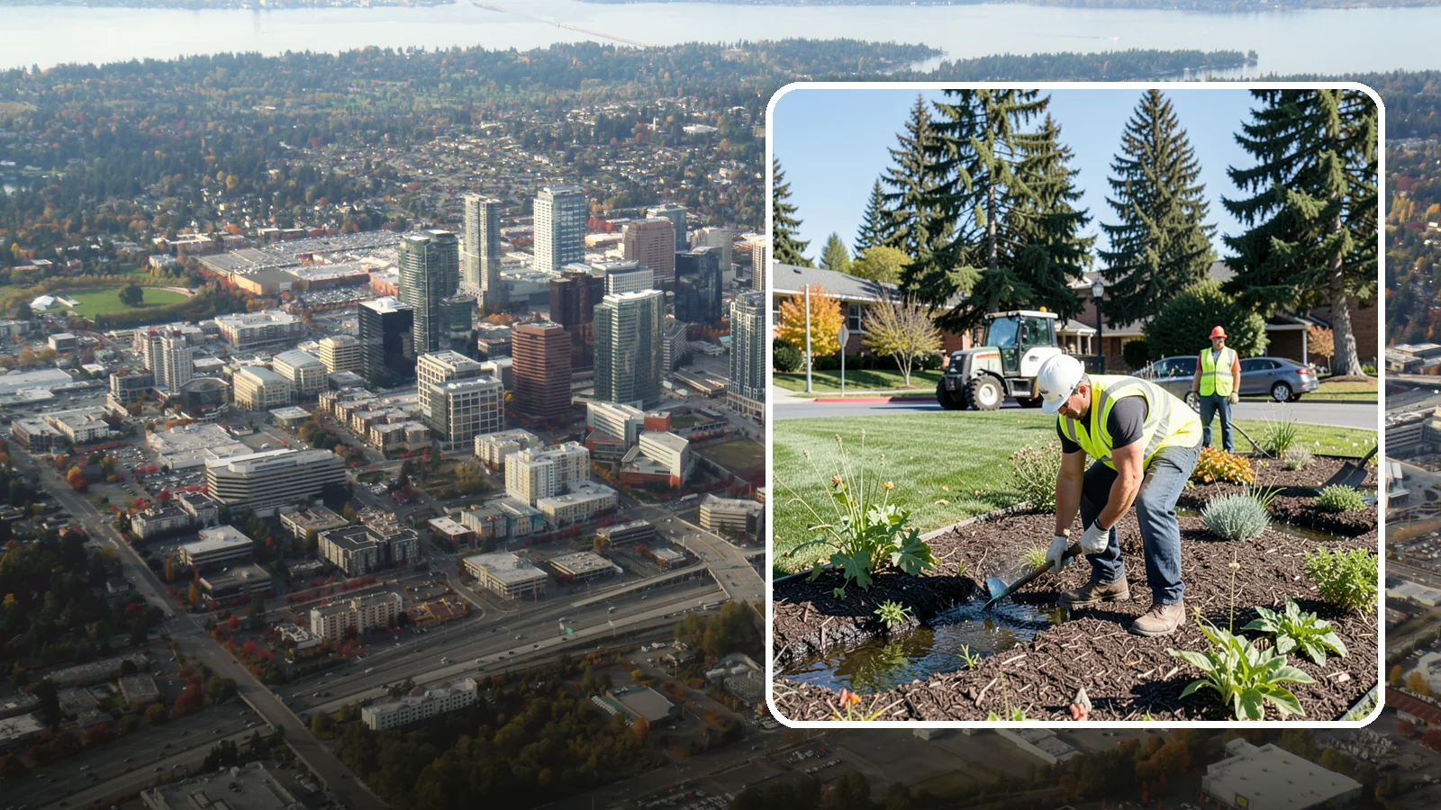 Rain Garden Maintenance in Bellevue, King County, WA - Upkeep of rain garden plantings, mulch, and infiltration surfaces to preserve treatment function.